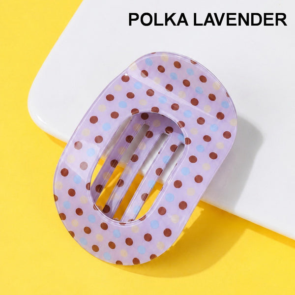 Jumbo Lay Flat Oval Hair Claw Clips Secure Styling | 40H1137