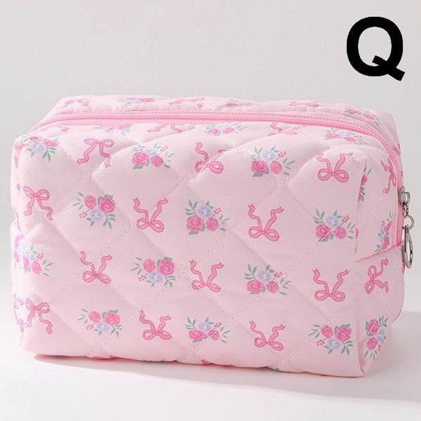 FLORAL TOILE PATTERN MAKEUP COSMETIC POUCH BAG | 40P562