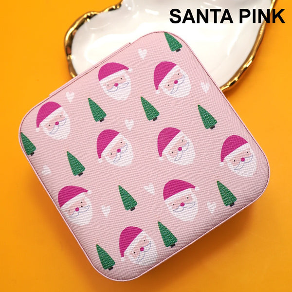 DESIGNED JEWELRY ORGANIZER TRAVEL BOX CASE | 40P566-CHRISTMA