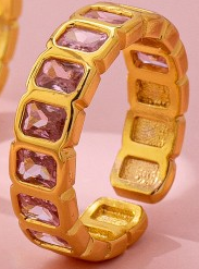 Rhinestone Eternity Band Ring | 80R217