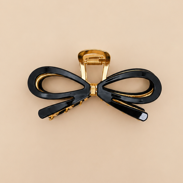 LARGE CUTE BOW RIBBON HAIR CLAW CLIPS | 40H881