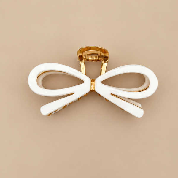 LARGE CUTE BOW RIBBON HAIR CLAW CLIPS | 40H881