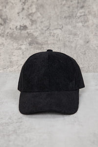 PLAIN CORDUROY BASEBALL CAP | 40CP016