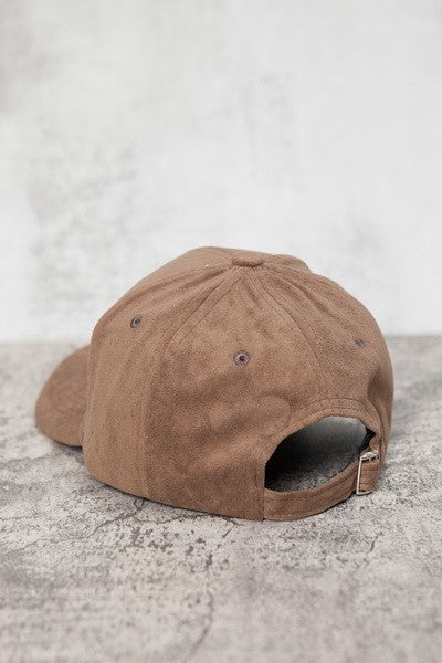 SUEDE VEGAN BASEBALL CAP | 40CP0017