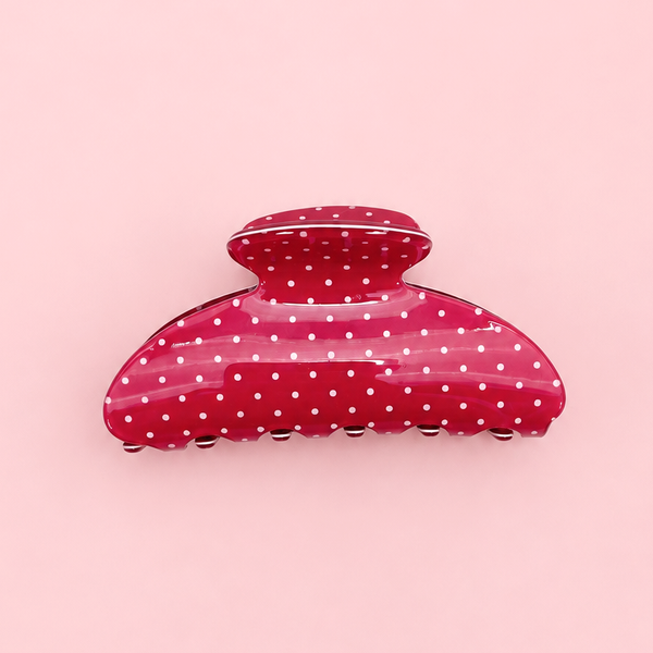 Polka Dot Hair Claw Clip | 40H1081