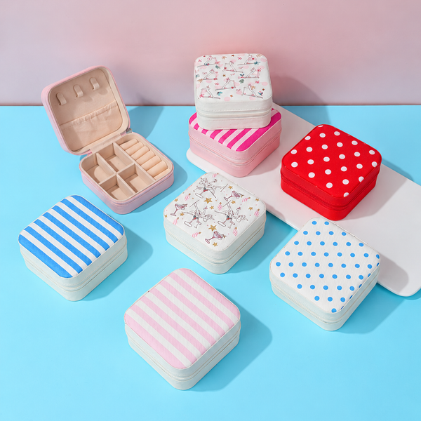 DESIGNED JEWELRY ORGANIZER TRAVEL BOX CASE | 40P566