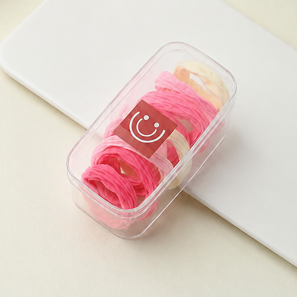 Stretchable Silky Hair Ties 10-Pc Set | 40S746