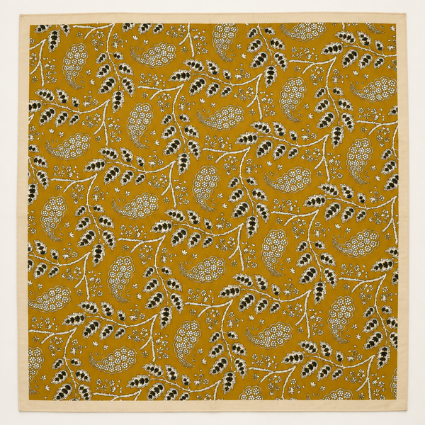 Vintage Botanical Floral Paisley Square Scarf | 80SC3103