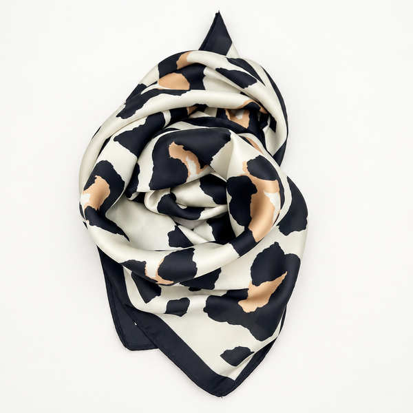 LARGE LEOPARD ANIMAL PRINT BANDANA SCARF | 40SC689