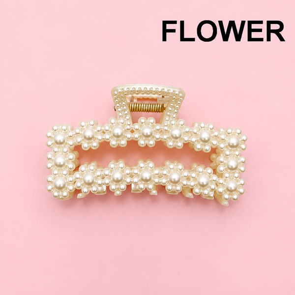 PEARL HAIR CLAW CLIPS | 40H736