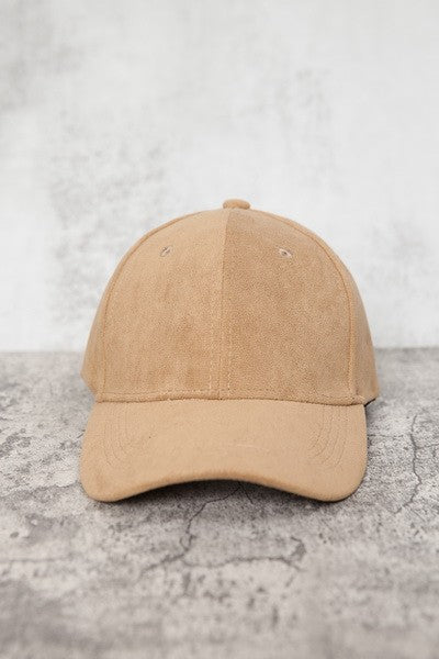 SUEDE VEGAN BASEBALL CAP | 40CP0017