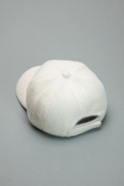 FAUX FUR COZY BASEBALL CAP | 40CP0018