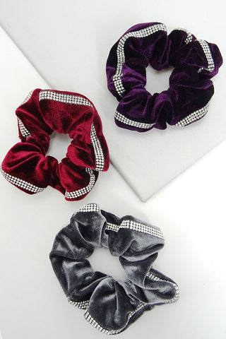 Soft velvety hair scrunchie | 40H19007