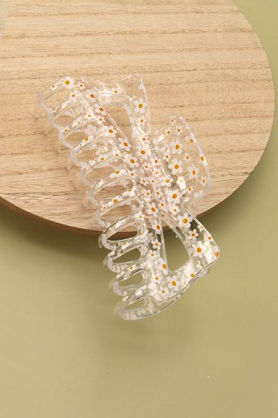 EXTRA LARGE ACRYLIC BOW HAIR CLAW CLIPS | 40H439