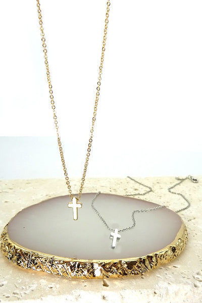 CLASSIC MINI CROSS NECKLACE | 47N15737-CROSS