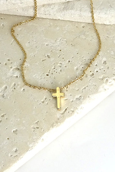 CLASSIC MINI CROSS NECKLACE | 47N15737-CROSS