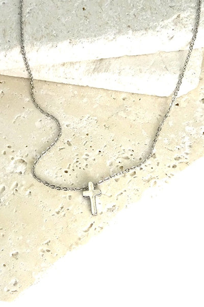 CLASSIC MINI CROSS NECKLACE | 47N15737-CROSS