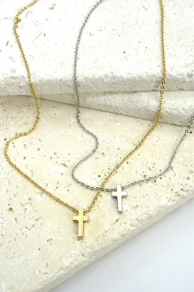 CLASSIC MINI CROSS NECKLACE | 47N15737-CROSS