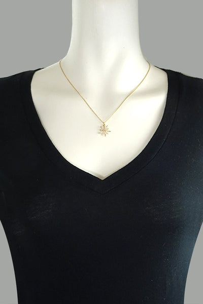 STARBURST RHINE PENDANT NECK | 47N19347