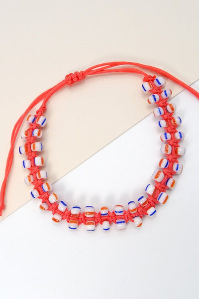 BEADED ADJUSTABLE BRACELET |31B21023