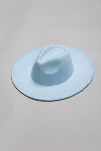 A VINTAGE PLAIN FEDORA HAT | 40HW012