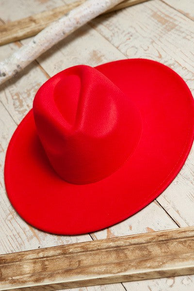 A VINTAGE PLAIN FEDORA HAT | 40HW012