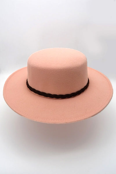 ROUND CROWN FEDORA HAT | 40HW307