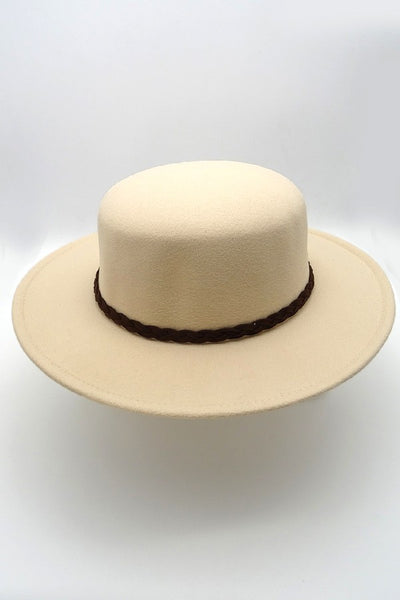 ROUND CROWN FEDORA HAT | 40HW307