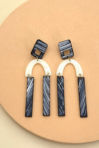 MODERN U SHAPE EARRING | 40E189