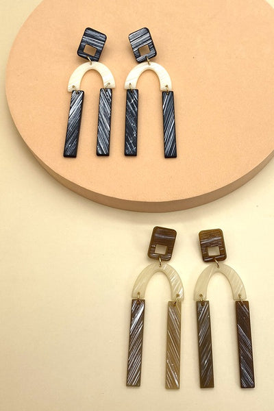 MODERN U SHAPE EARRING | 40E189