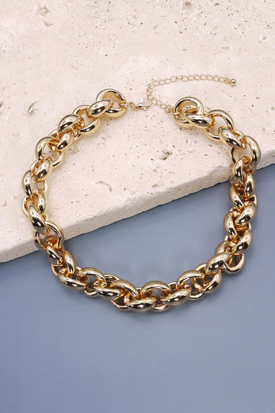 CHUNKY BALL LINK CHAIN NECKLACE | 31N17128