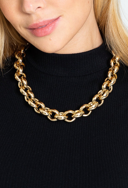 CHUNKY BALL LINK CHAIN NECKLACE | 31N17128