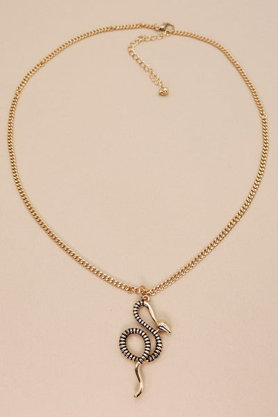 SNAKE CHARM NECKLACE | 31N21283