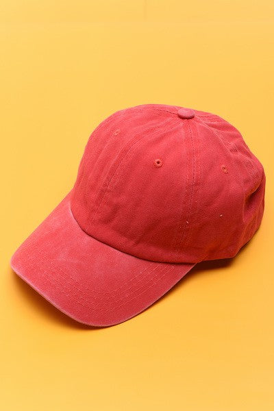 VINTAGE WASHED BASEBALL CAP 40HW702