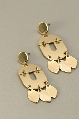 MINI GEO U DROP EARRINGS | 31E22052