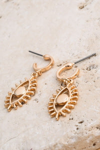 EYE EAR HUGGIE EARRINGS | 51E2021197