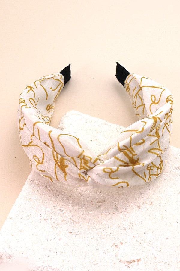 ROMANTIC WIDE KNOT HEADBAND HAIR BANDS | 40HB100