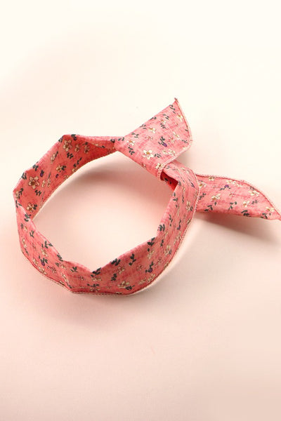 FLOWER HEADBAND SCARF SET OF 5 | 40HB105