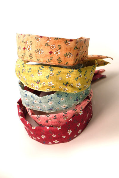 FLOWER HEADBAND SCARF SET OF 5 | 40HB105