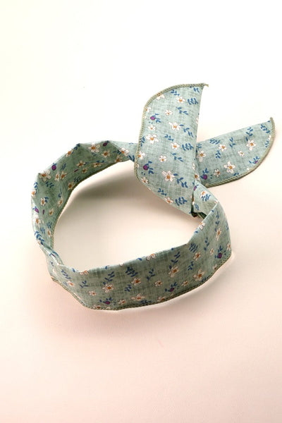 FLOWER HEADBAND SCARF SET OF 5 | 40HB105