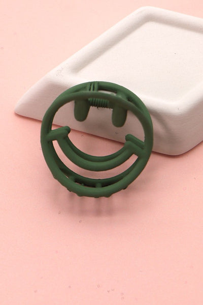 SMILEY FACE HAIR CLAW CLIP | 40H419