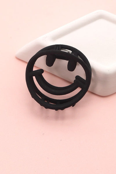 SMILEY FACE HAIR CLAW CLIP | 40H419