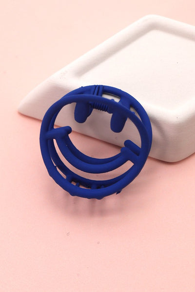 SMILEY FACE HAIR CLAW CLIP | 40H419