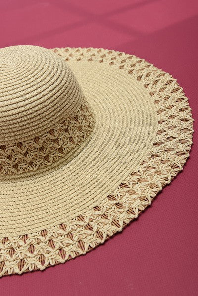 CLASSIC EDGE PANAMA STRAW SUN HAT | 40HW606