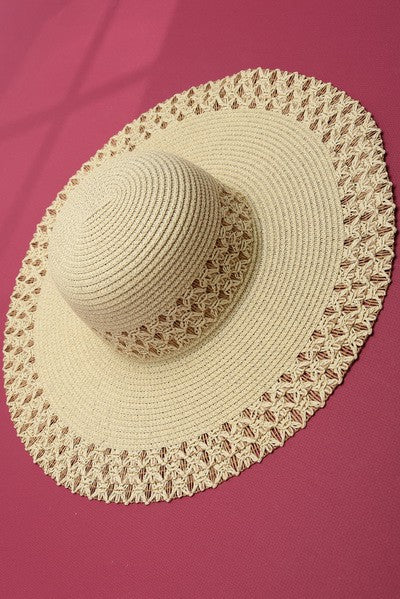 CLASSIC EDGE PANAMA STRAW SUN HAT | 40HW606