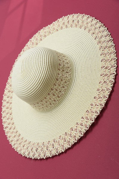 CLASSIC EDGE PANAMA STRAW SUN HAT | 40HW606