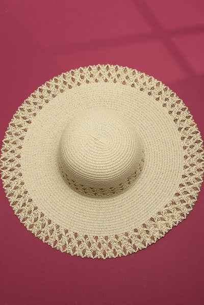 CLASSIC EDGE PANAMA STRAW SUN HAT | 40HW606