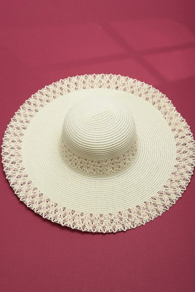 CLASSIC EDGE PANAMA STRAW SUN HAT | 40HW606