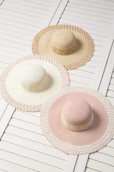 CLASSIC EDGE PANAMA STRAW SUN HAT | 40HW606