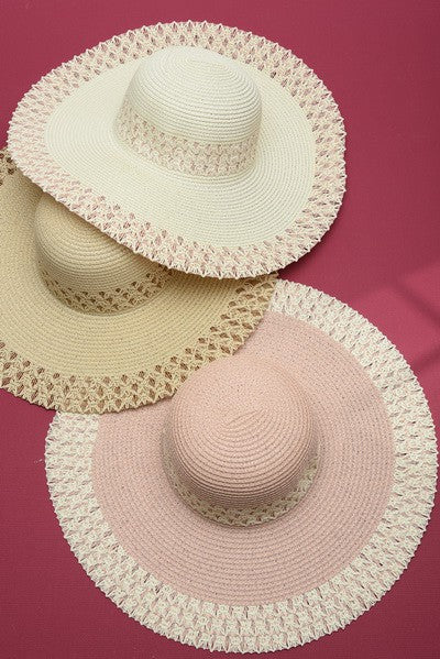 CLASSIC EDGE PANAMA STRAW SUN HAT | 40HW606